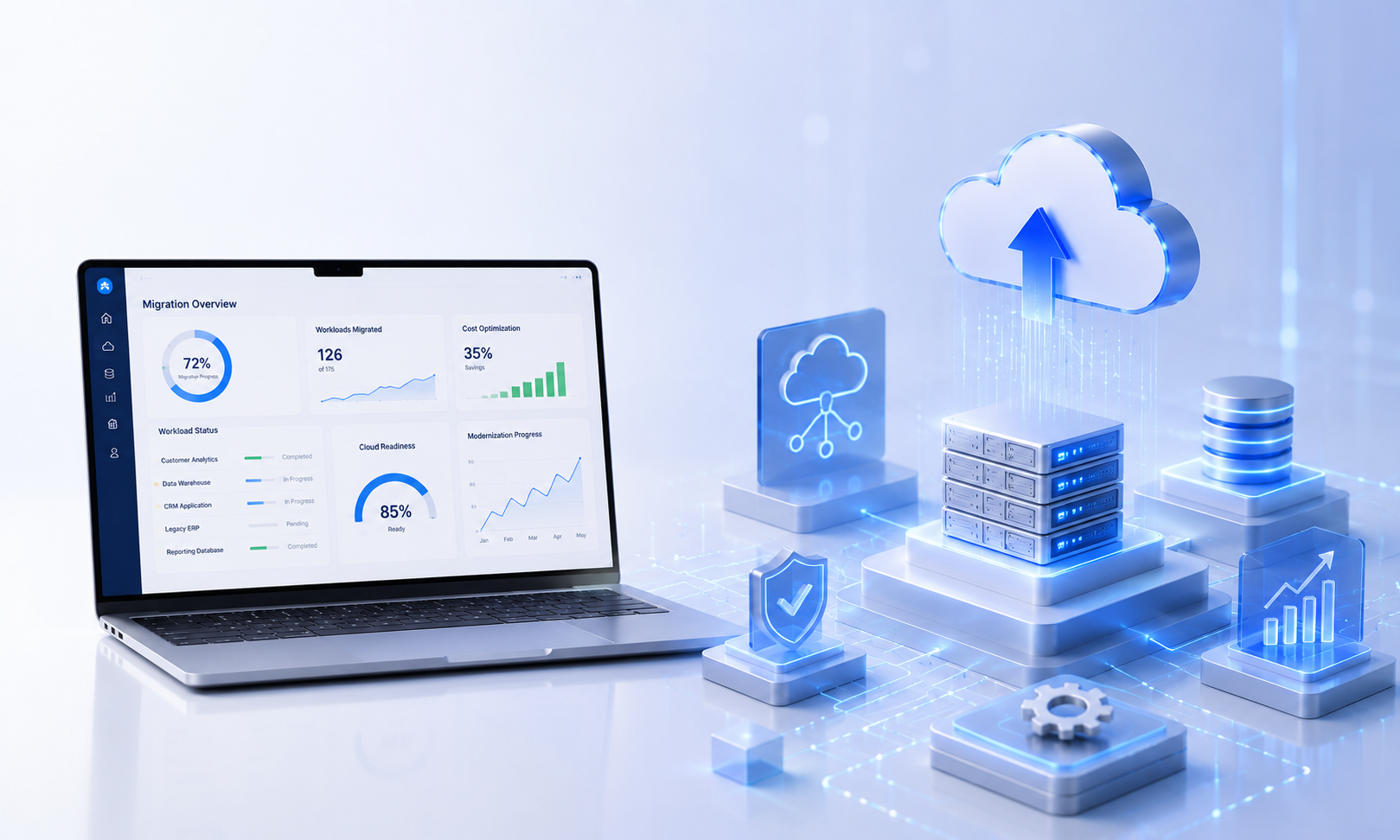 Cloud migration services and data platform modernization architecture